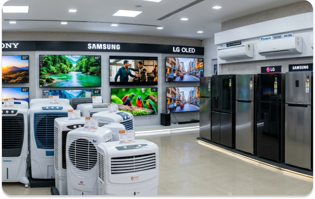 Electronics retail store